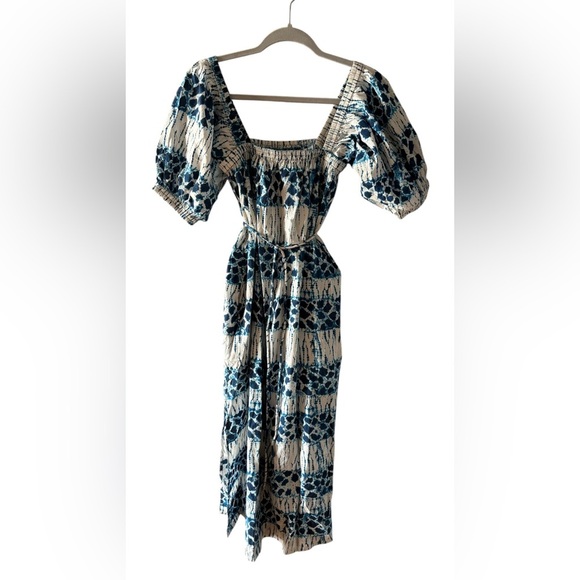 Apiece Apart Gali Shirred Midi Dress- NWOT - Picture 8 of 10